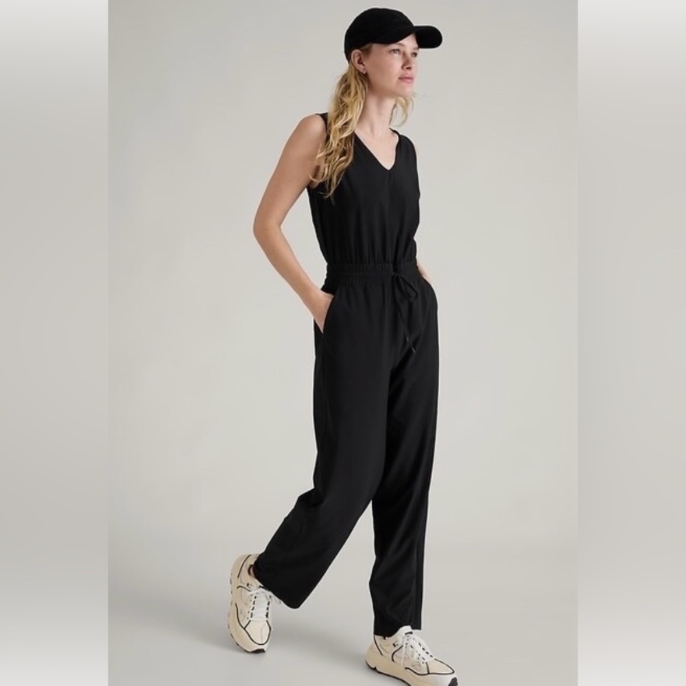 NWT Athleta Black Jumpsuit